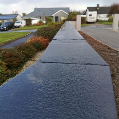 Plaques de finition grenaillées