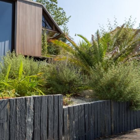 Poteaux de taupe dentelés