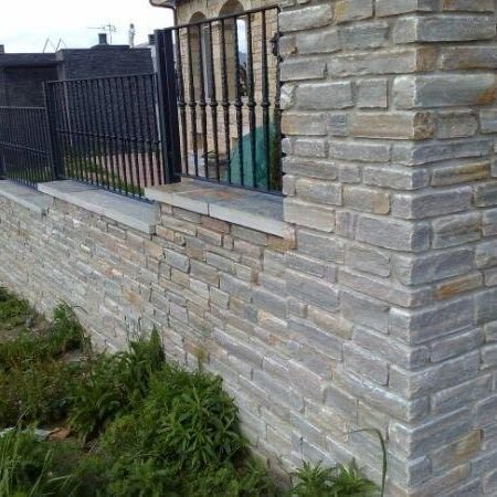 Taco en quartzite gris